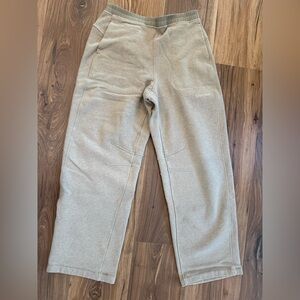 Lululemon Beige wide leg Sweatpants